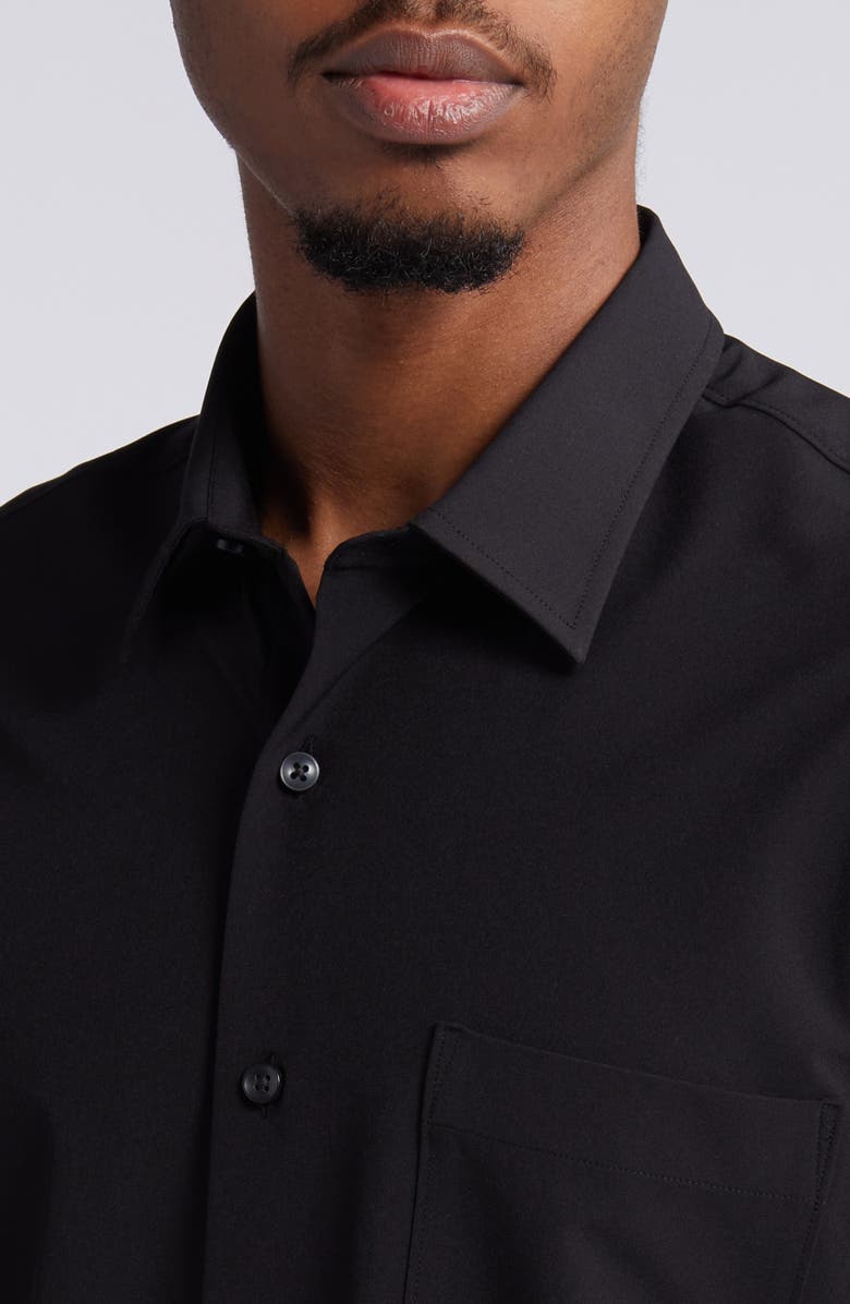 Nordstrom Trim Fit Short Sleeve Button-Up Shirt, Alternate, color, 