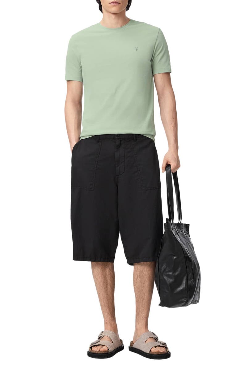 AllSaints Brace Cotton T-Shirt, Alternate, color, Celadon Green