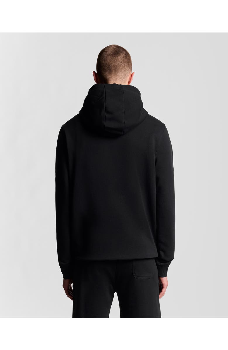 Lyle & Scott Long Sleeve Pull Over Hoodie, Alternate, color, Jet Black