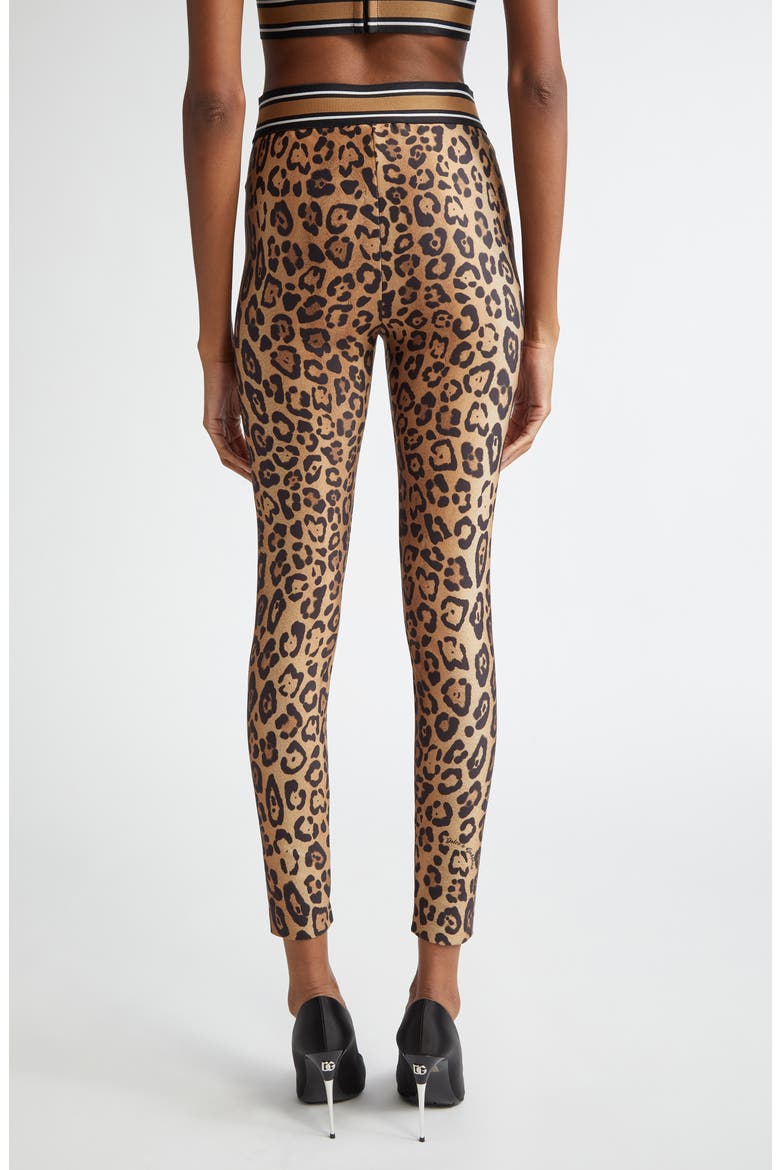 Leopard Print Leggings, Alternate, color, LEOPARD