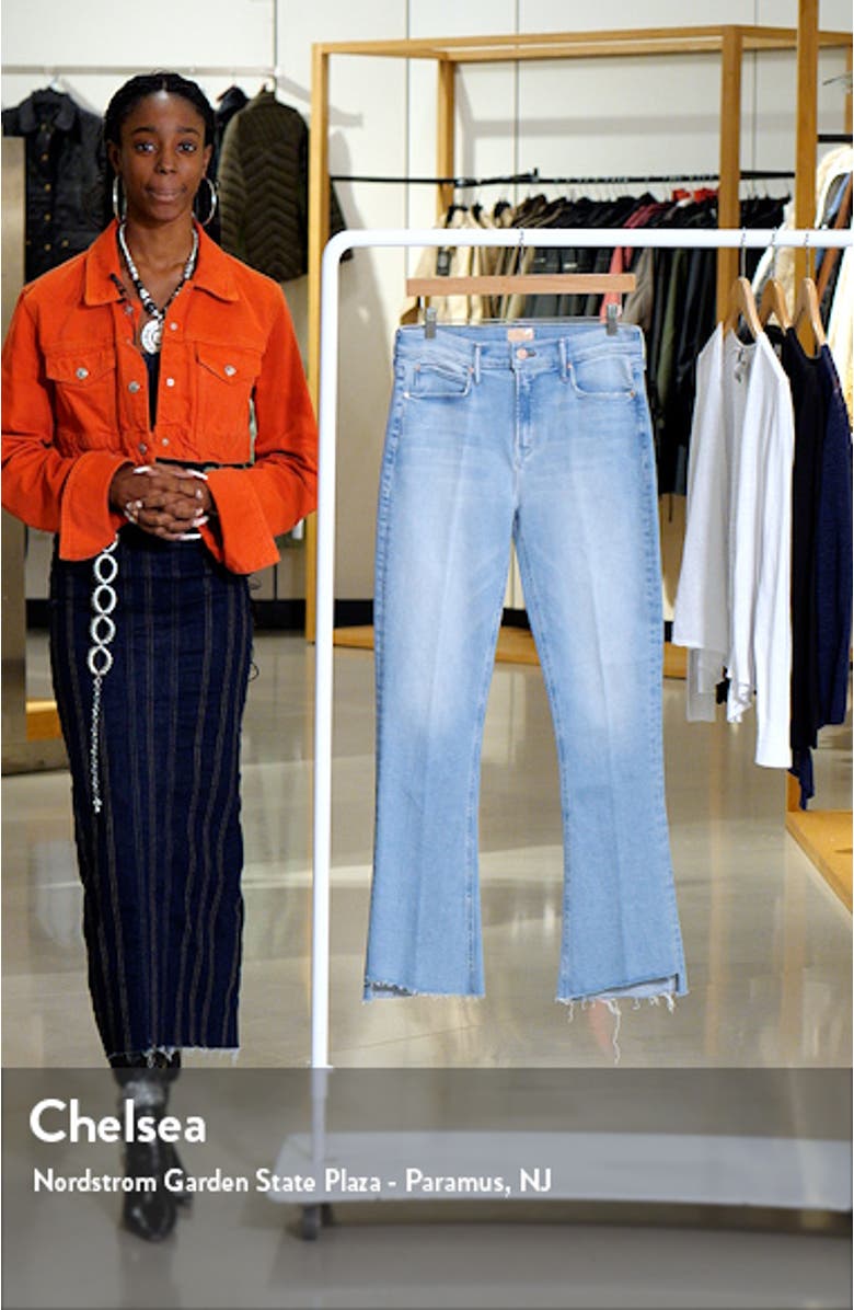 The Runaway Frayed Step Hem Bootcut Jeans, sales video thumbnail