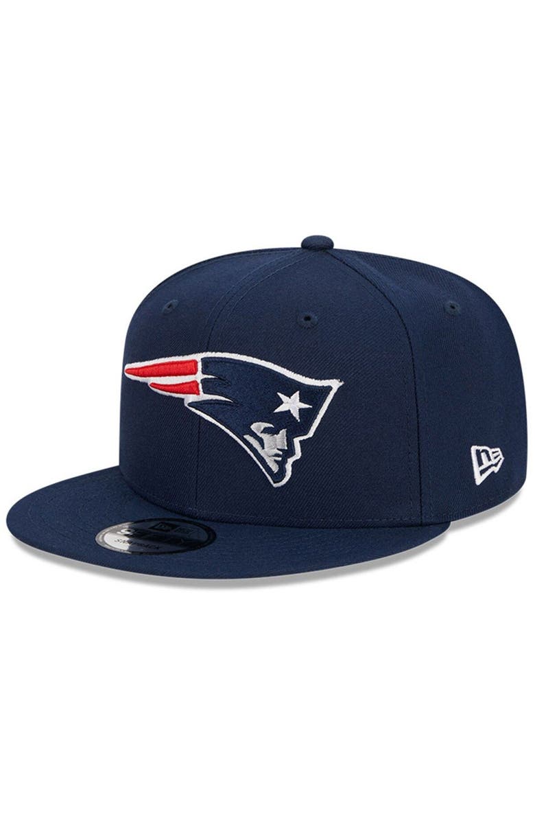 New Era Unisex New Era  Navy New England Patriots The NFL ASL Collection by Love Sign Side Patch 9FIFTY Snapback Hat, Alternate, color, 