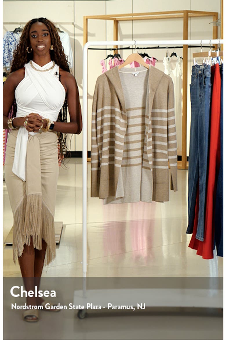 Syd Stripe Open Front Cardigan video