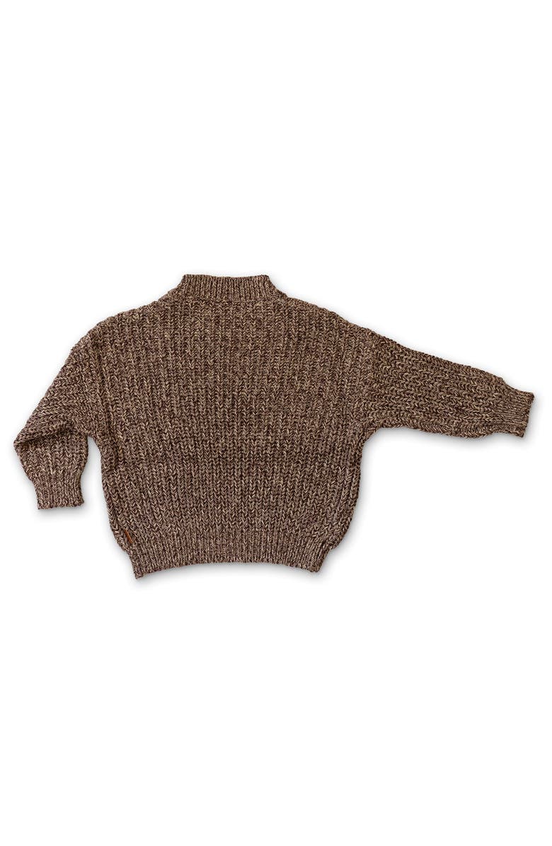 goumikids womens organic cotton chunky knit sweater - bark S/M, Alternate, color, Bark