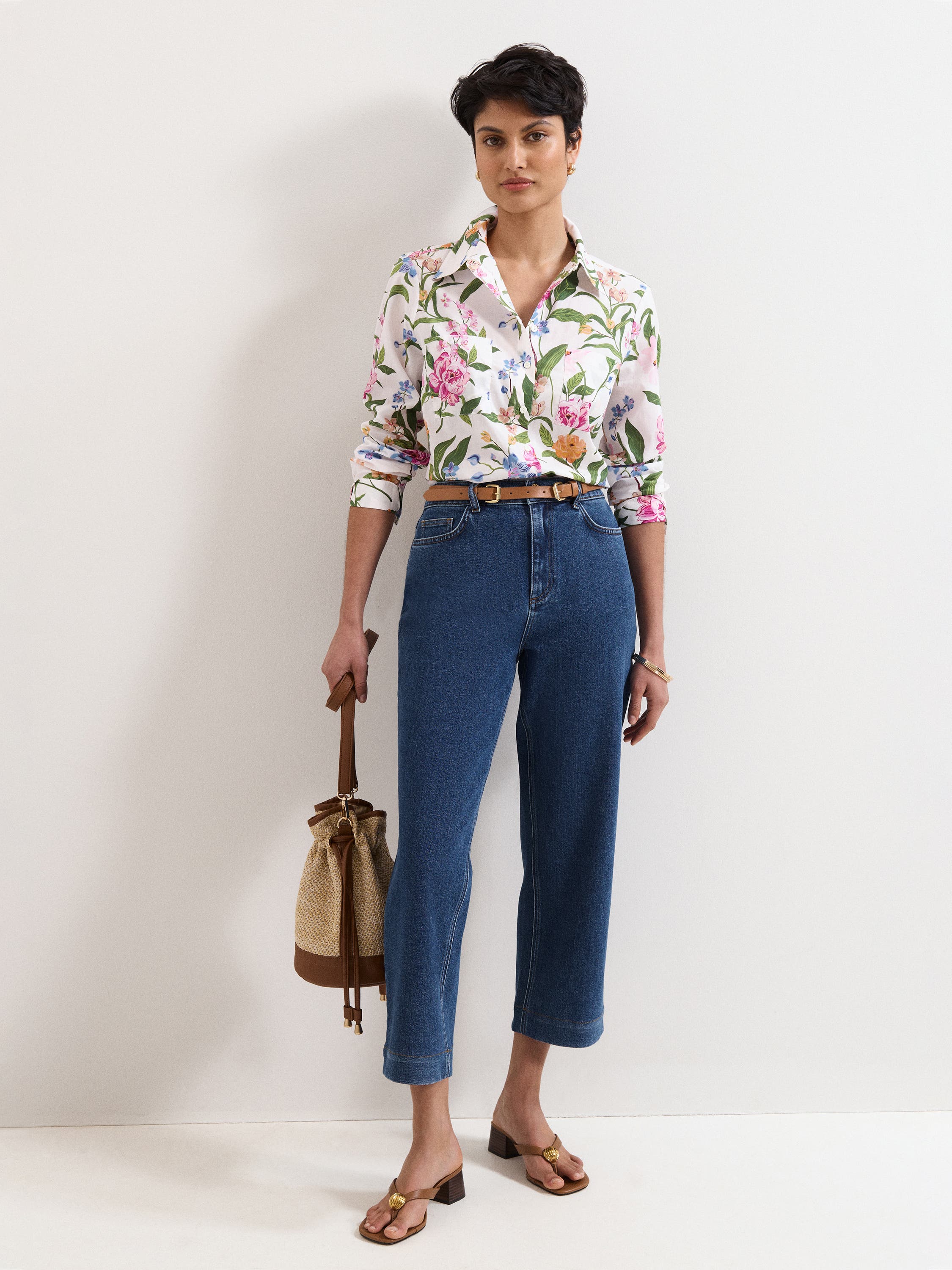 Phase Eight Long Sleeve Relaxed Fit Shirt (Women) | Nordstrom