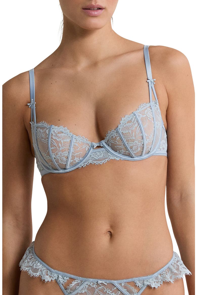 Beloved Classique Lace Underwire Bra, Main, color, OXYGEN
