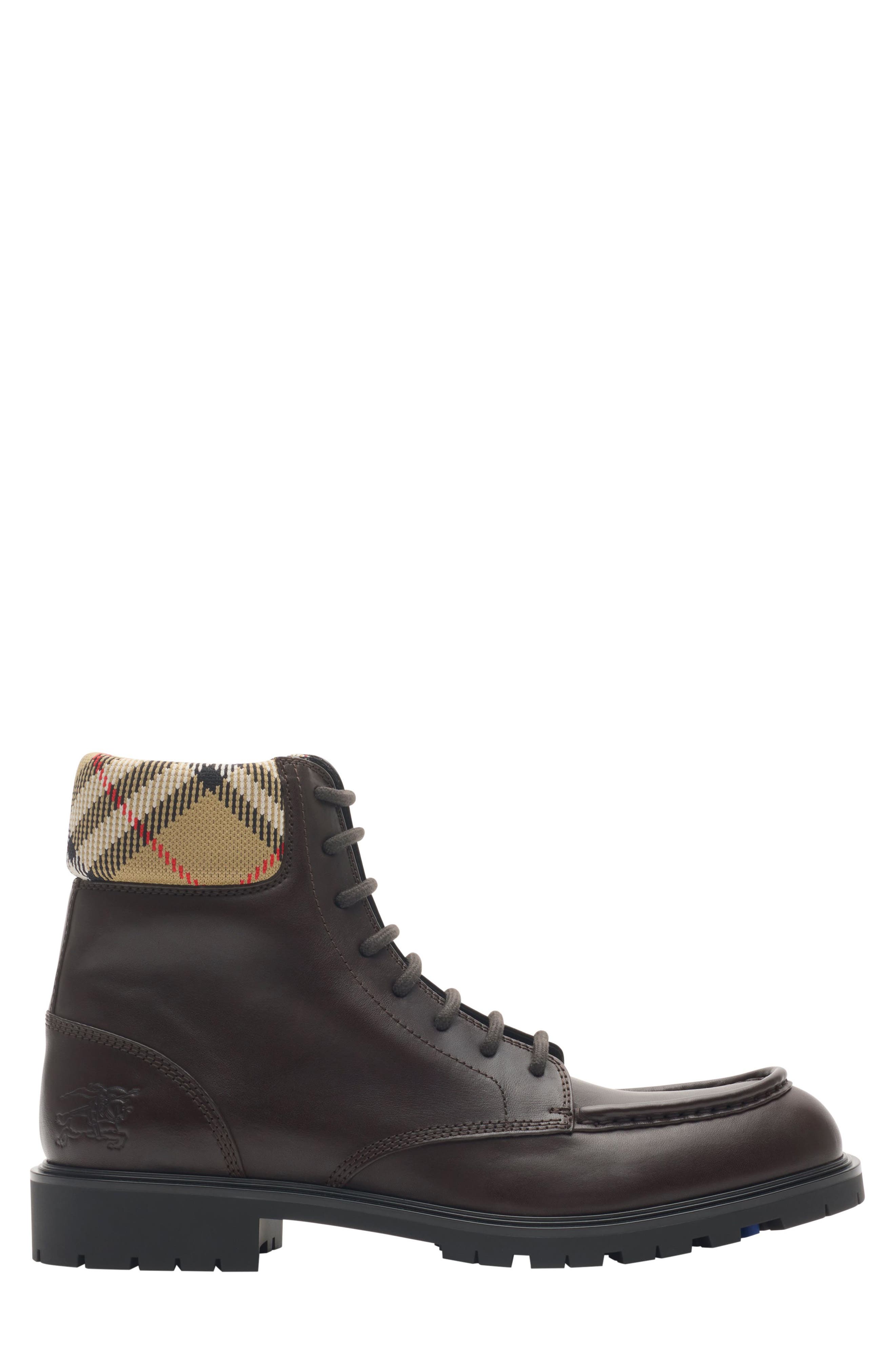 Burberry Rogue Combat Boot, Main, color, Log