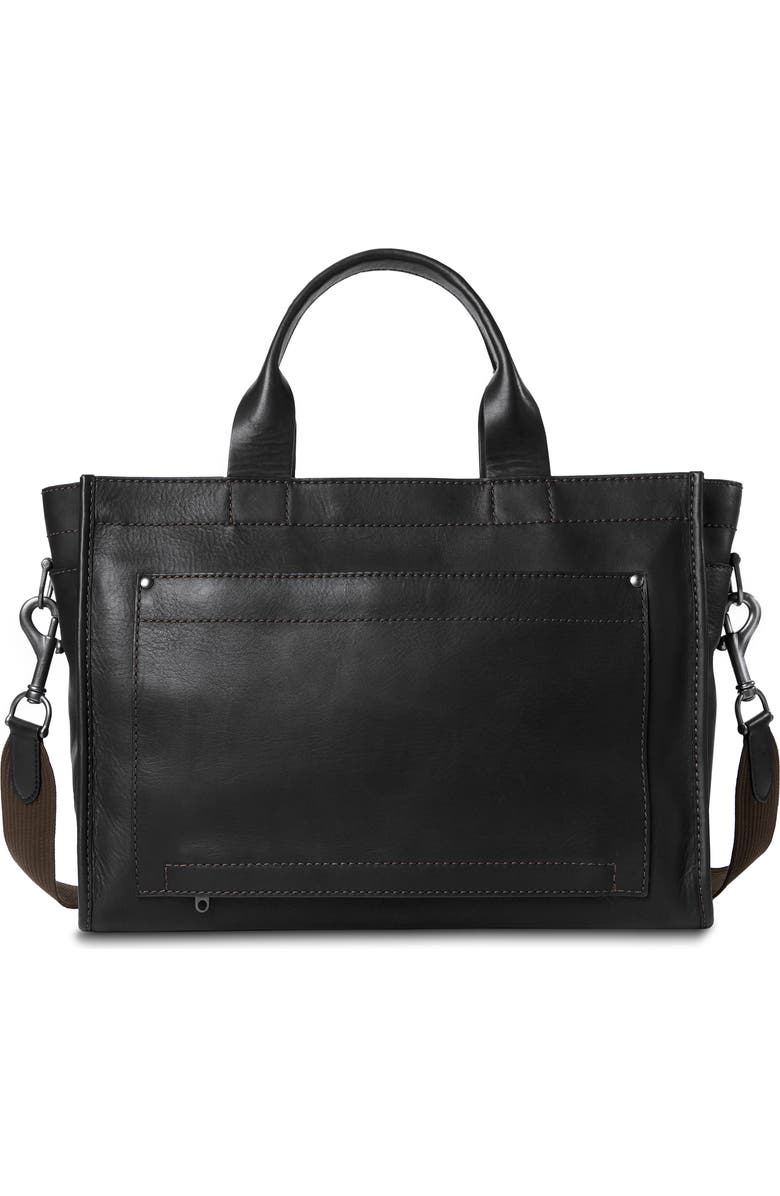 Shinola Bert Navigator Leather Brief Tote, Alternate, color,