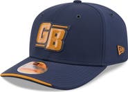 New Era Men's New Era Blue Green Bay Packers 2026 Sideline Throwback 9SEVENTY Adjustable Hat