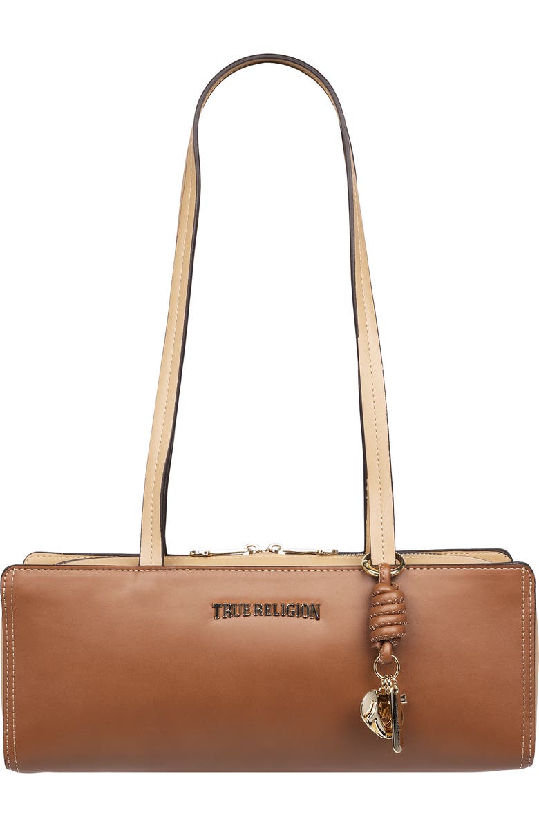 True Religion East/West Satchel Bag, Main, color, Cognac