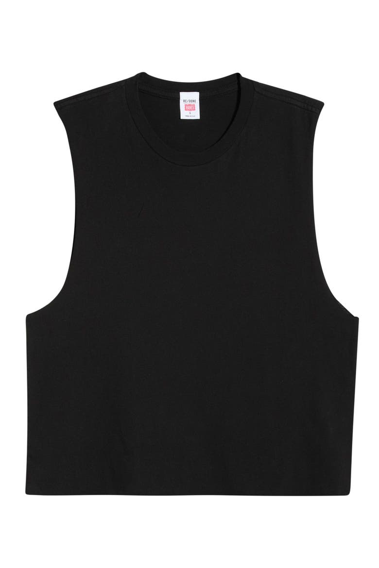 Susan Cotton Blend Tank, Alternate, color, BLACK
