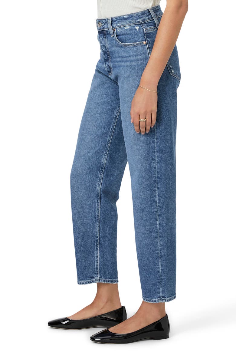 PAIGE Alexis High Waist Ankle Barrel Jeans, Alternate, color, Le Club