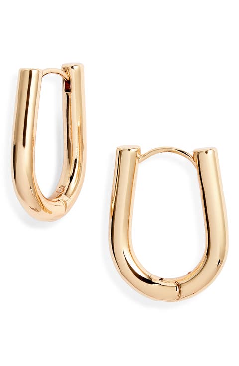 Curved Hoop Earrings