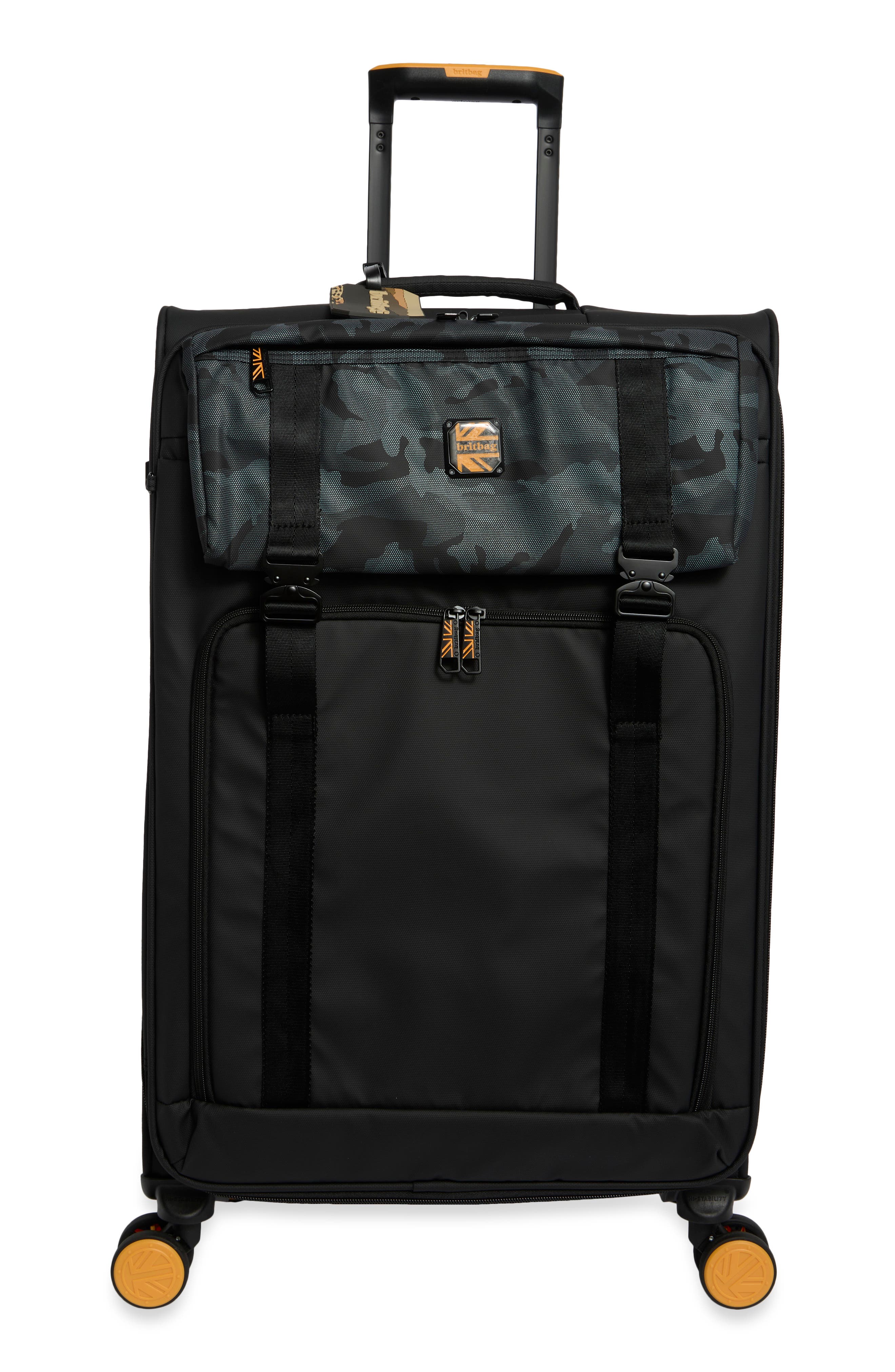 Sanday 25-Inch Softside Spinner Checked Suitcase