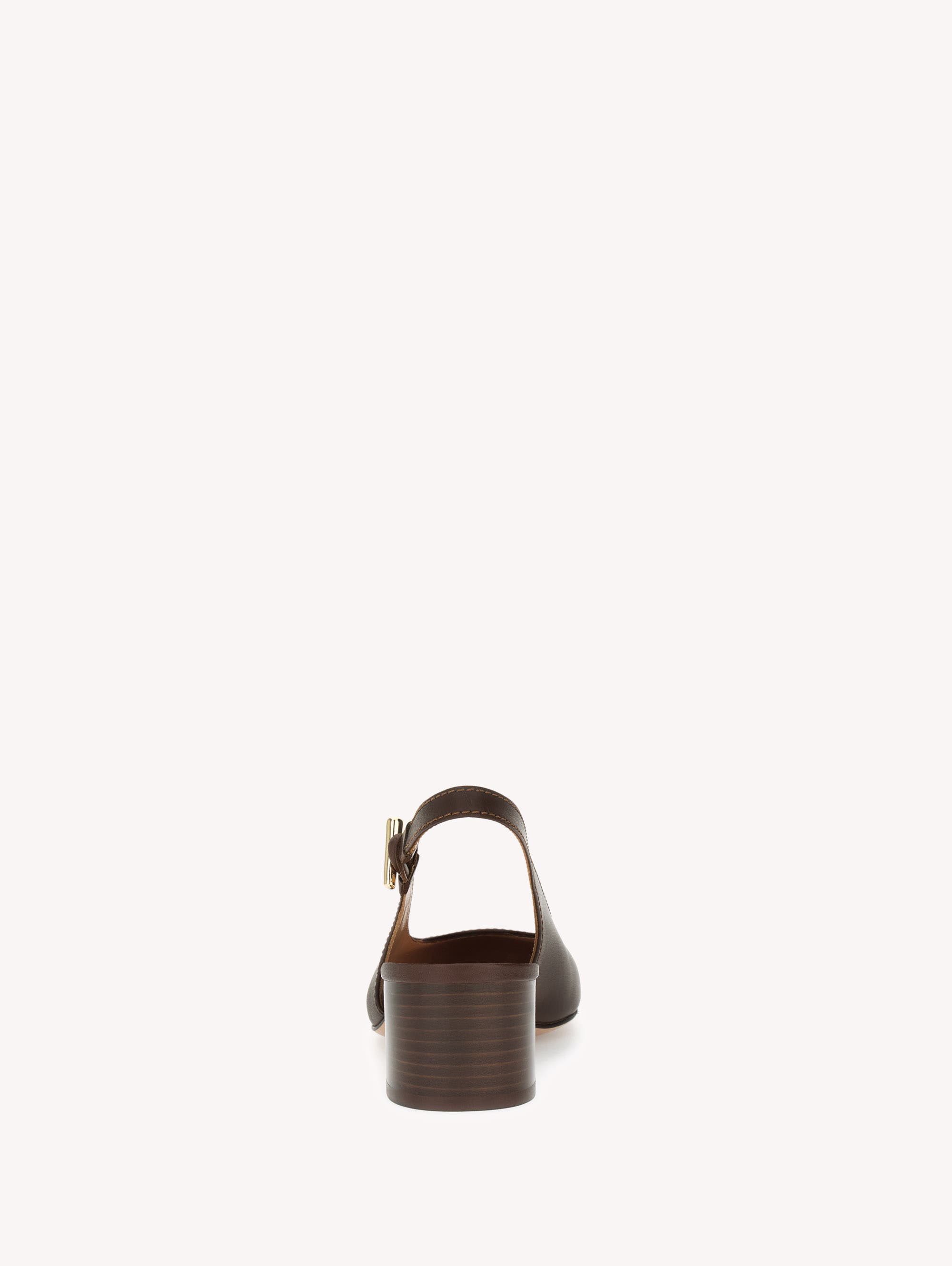 Gianvito Rossi Anais Slingback, Alternate, color, Brown Calf Leather