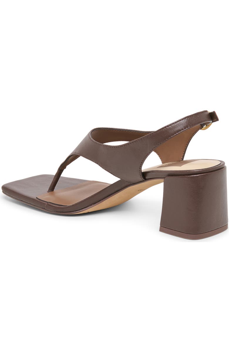 Dolce Vita Yves Block Heel Sandal, Alternate, color, Dark Chocolate Leather