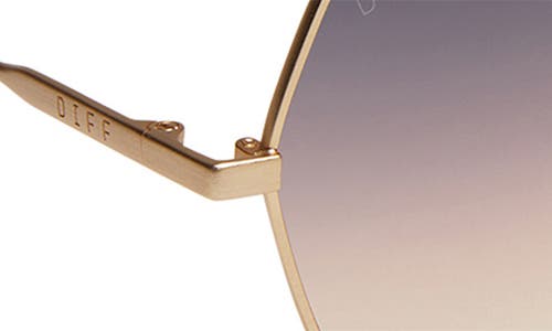 Diff Harlowe 55mm Square Sunglasses In Neutral