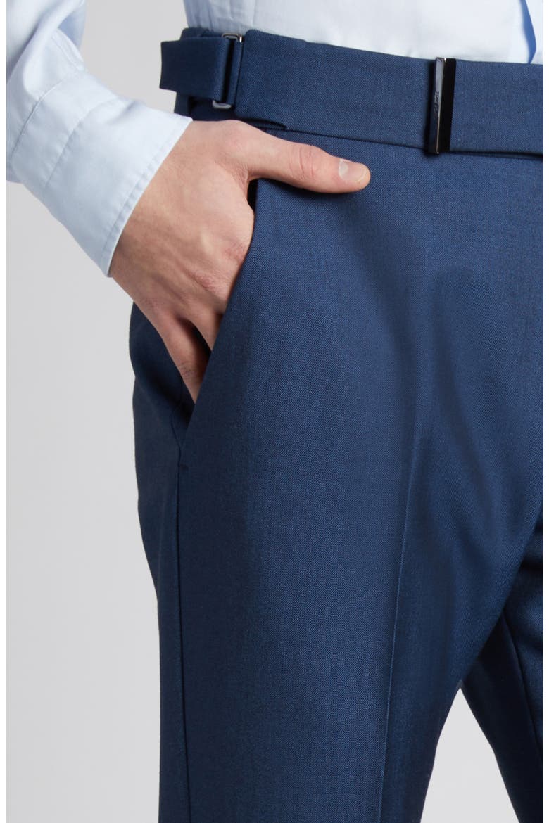 Atticus Wool & Mohair Suit, Alternate, color, AZURE BLUE