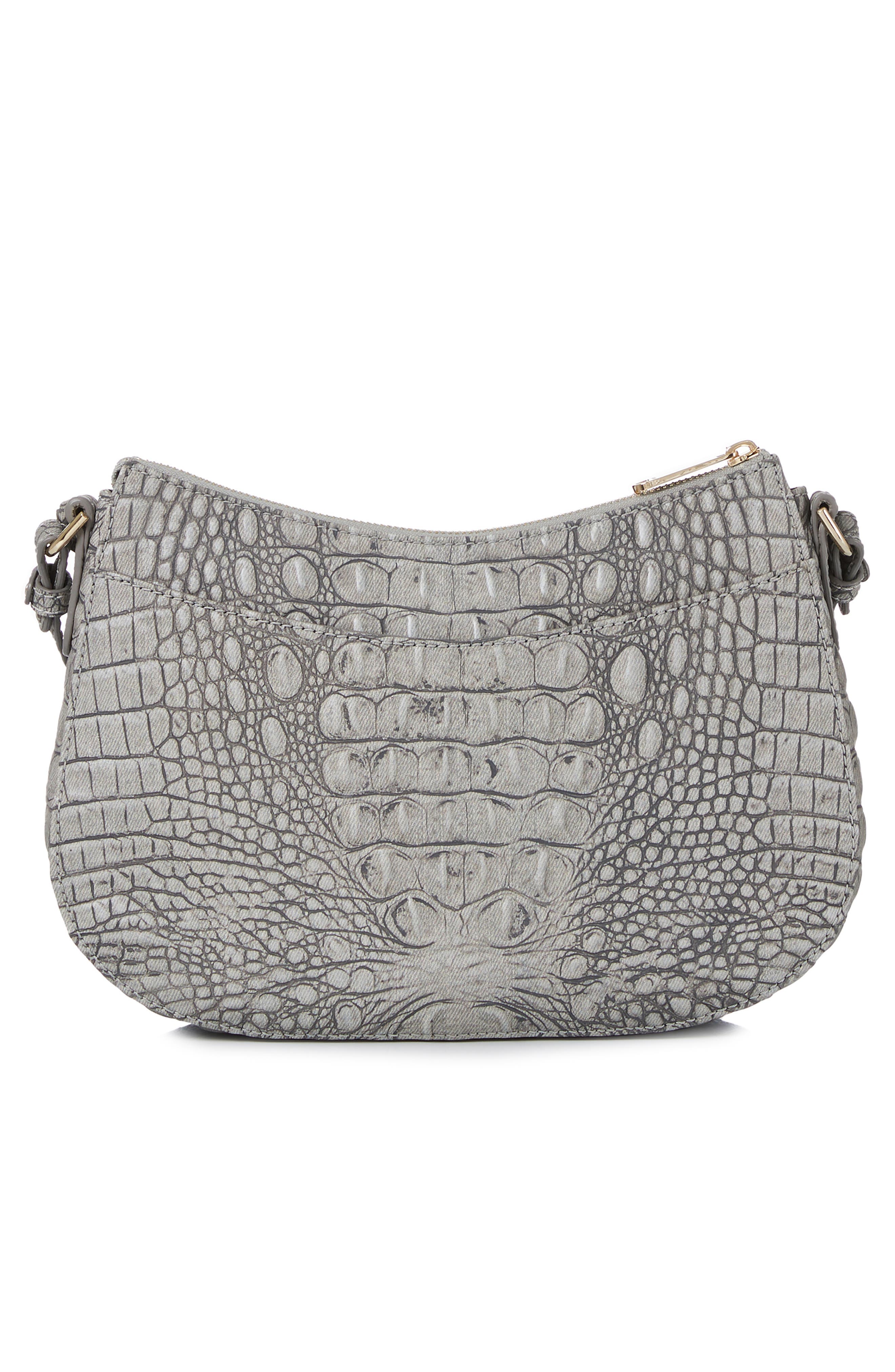 Brahmin Shayna Gradient Croc Embossed Leather Crossbody Bag, Alternate, color, 