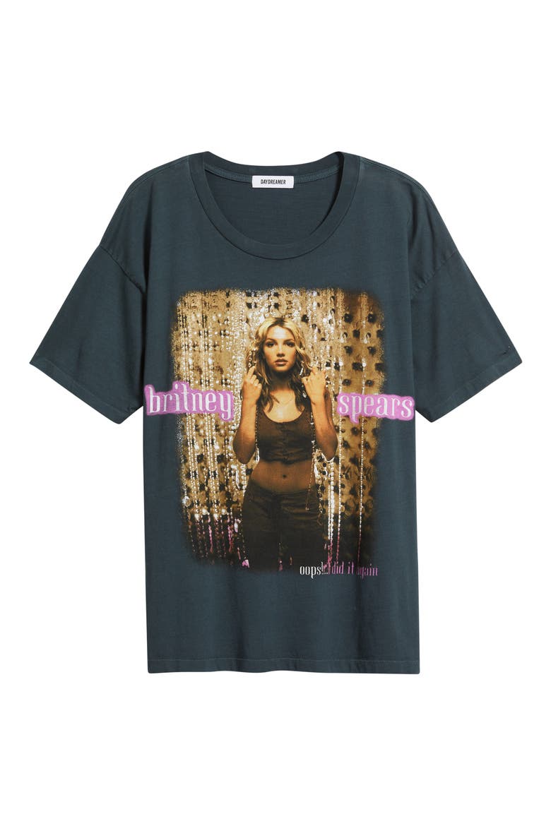 Britney Spears 'Oops I Did It Again' Graphic T-Shirt, Alternate, color, VINTAGE BLACK