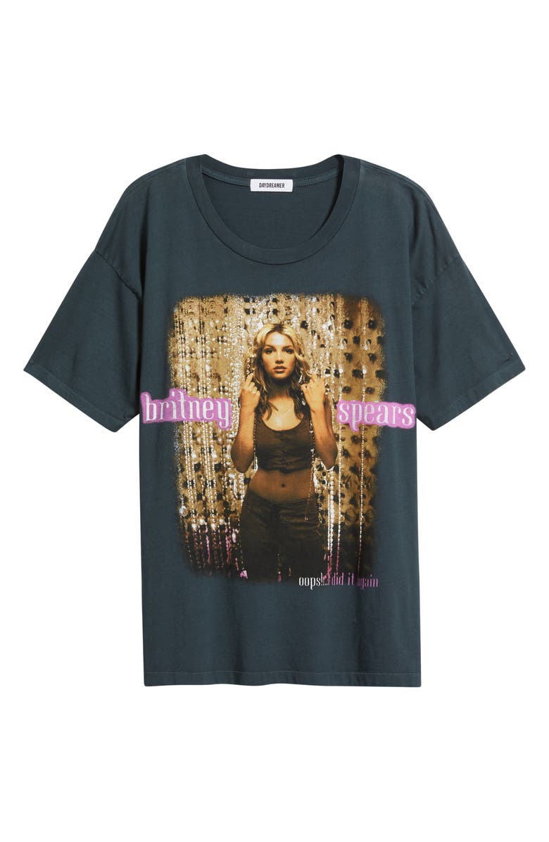 Daydreamer Britney Spears 'Oops I Did It Again' Graphic T-Shirt, Alternate, color, Vintage Black