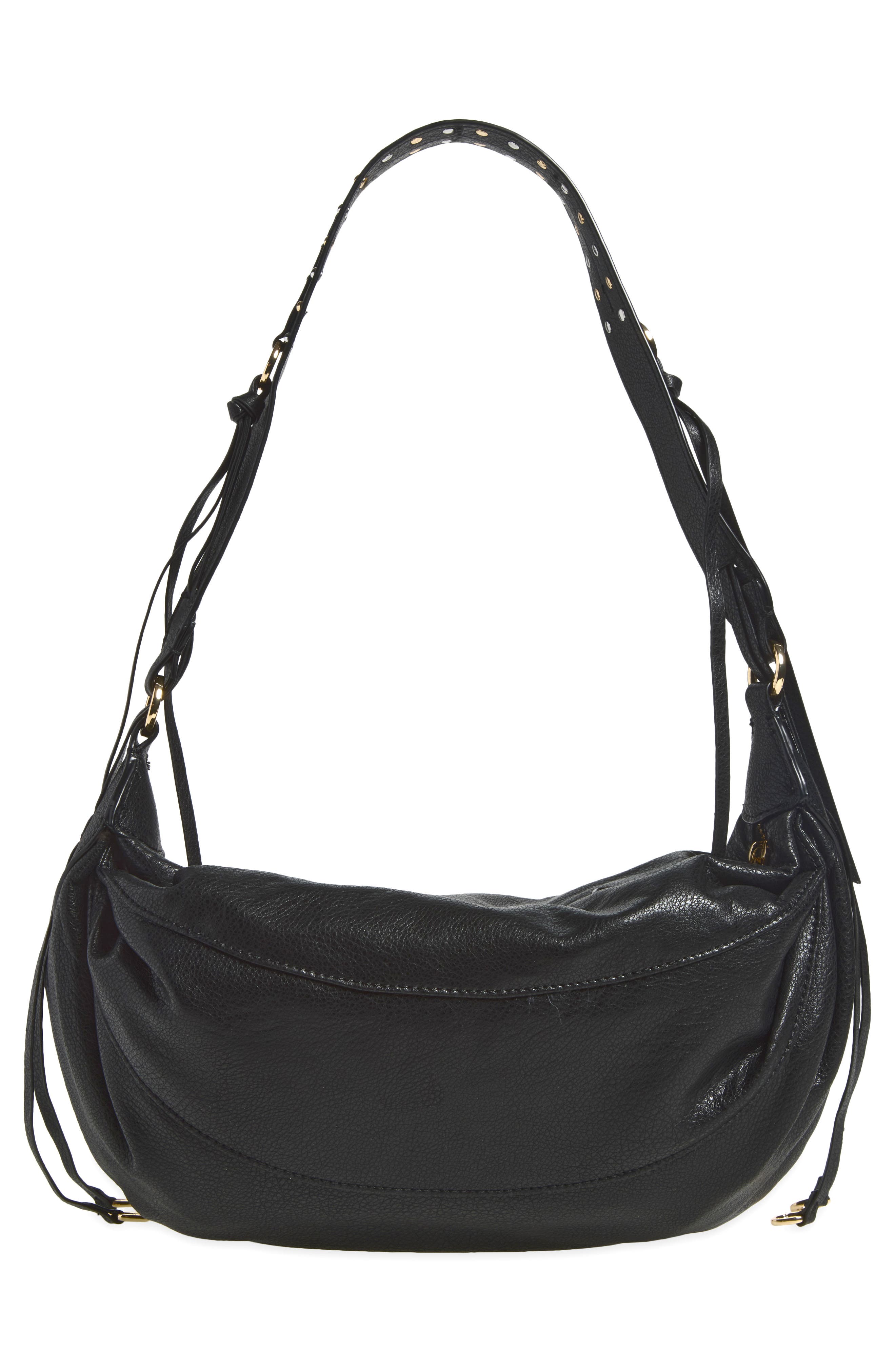 Tin Shoulder Bag, Alternate, color, BLACK