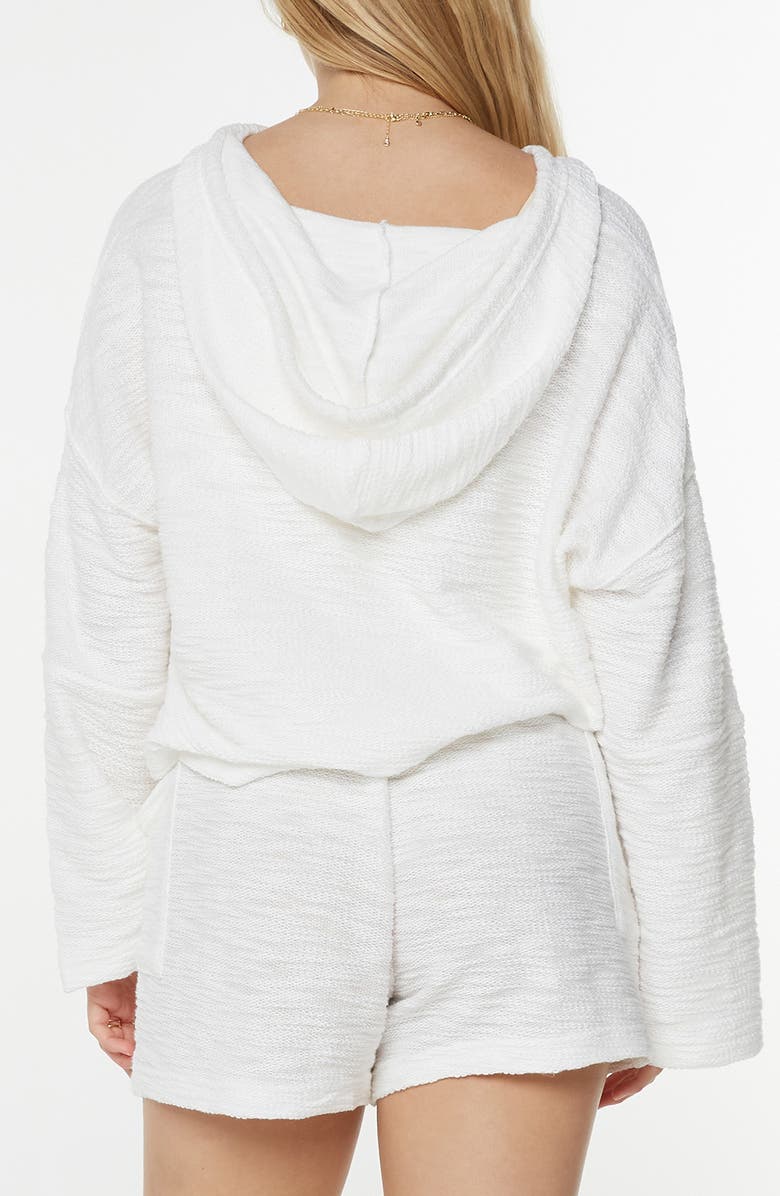 Roxy Rich Coast Hoodie, Alternate, color, Snow White Solid