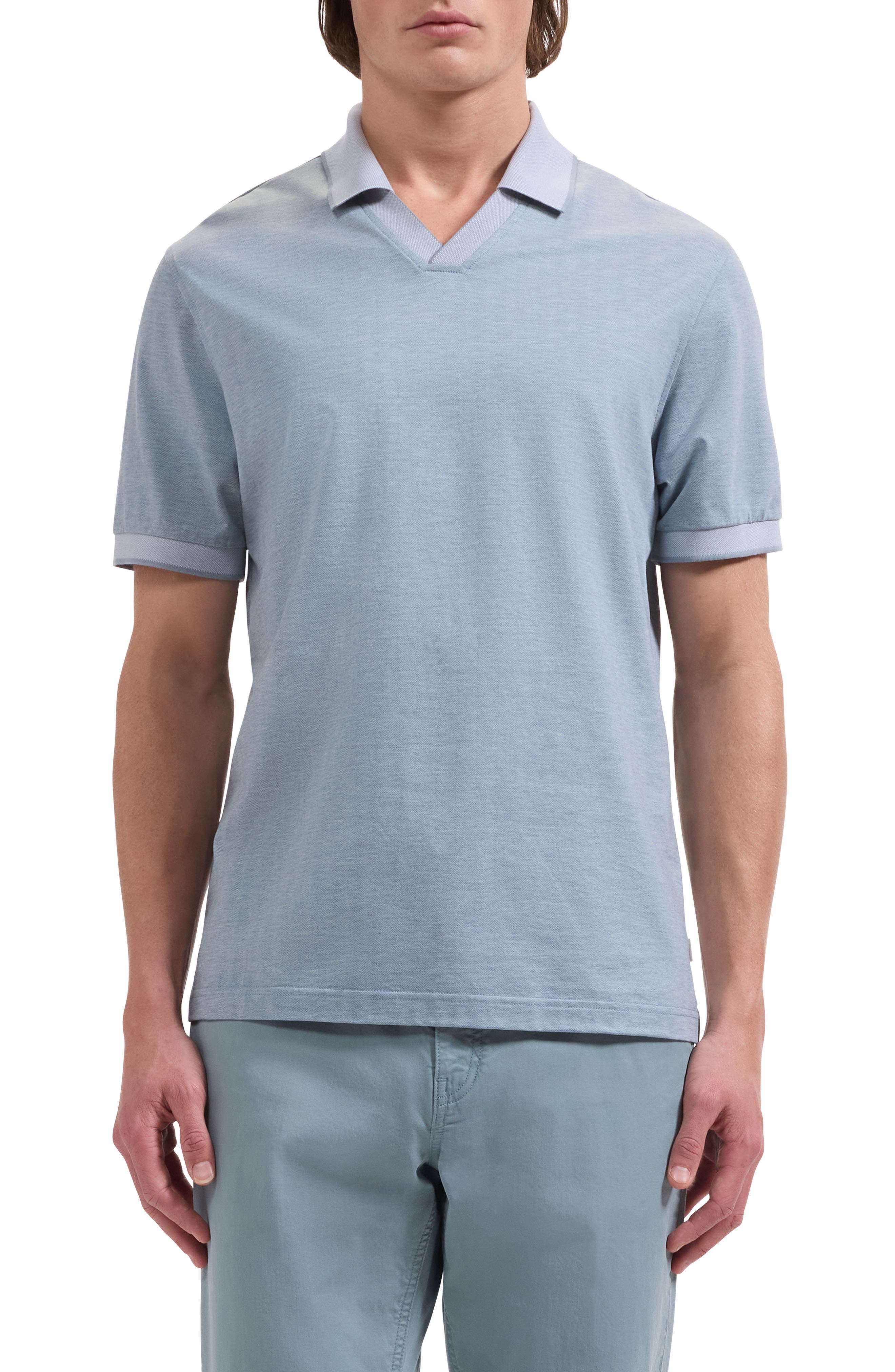 Tipped Johnny Collar Polo - image 3