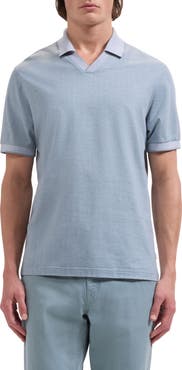 Bugatchi Tipped Johnny Collar Polo