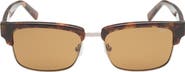 ABERCROMBIE & FITCH 55mm Square Sunglasses