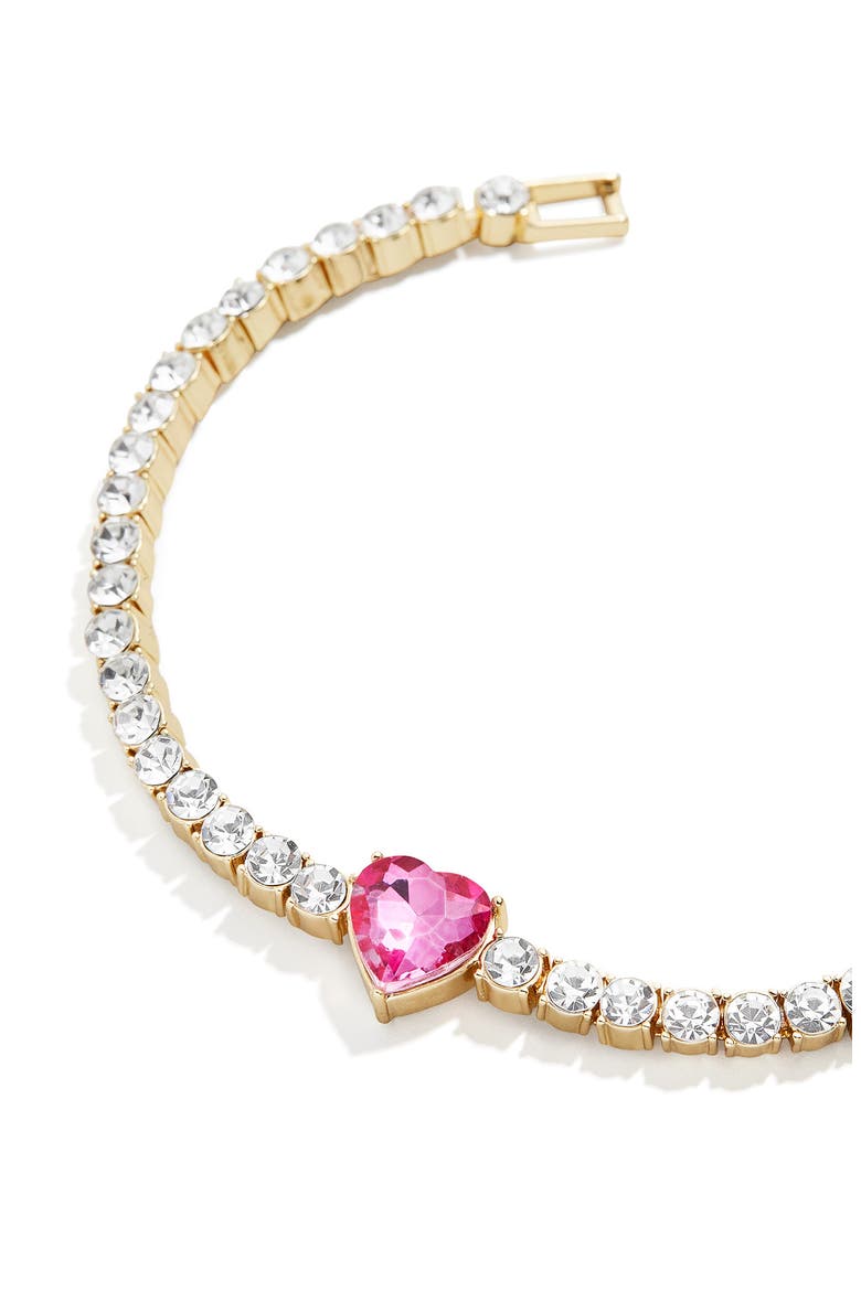 Gemstone Tennis Bracelet, Alternate, color, GOLD