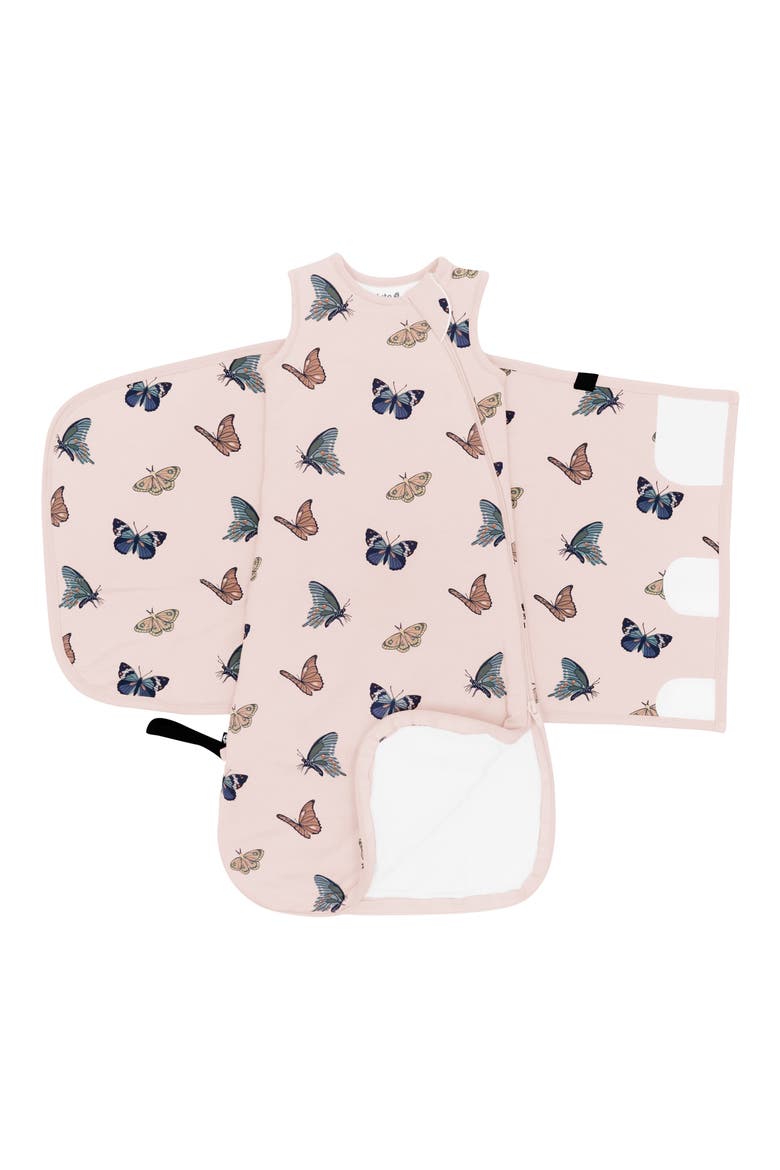 Sleep Bag Swaddler, Alternate, color, BLUSH BUTTERFLY