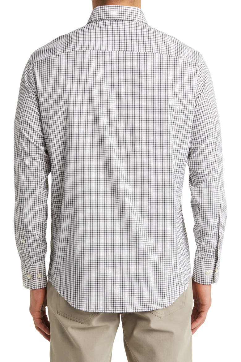 Hanford Performance Twill Button-Down Shirt, Alternate, color, BLACK