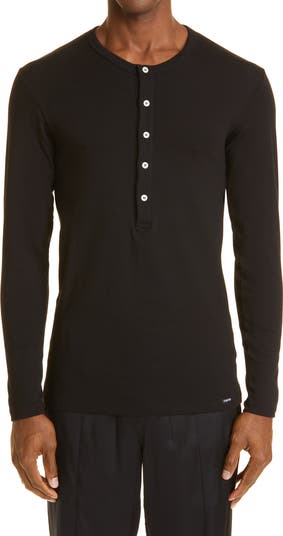 Tシャツ・カットソー Tom Ford Henley' T-Shirt TOM FORD Cotton Knit Henley | Nordstrom