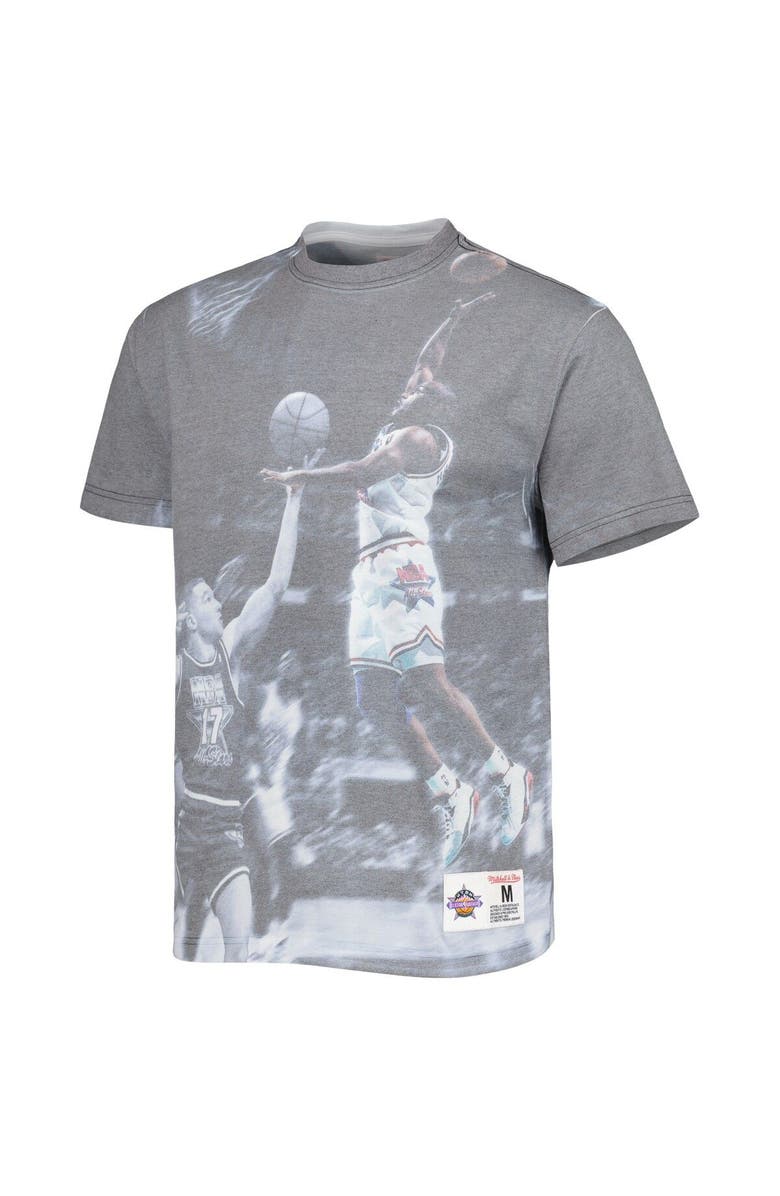 Mitchell & Ness Men's Mitchell & Ness Golden State Warriors Above the Rim Graphic T-Shirt, Alternate, color, White