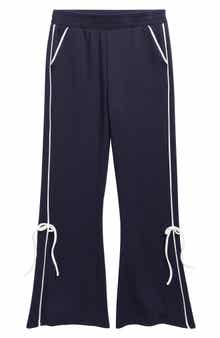 Kids' Bow Scuba Knit Track Pants