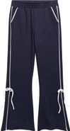 Walking on Sunshine Kids' Bow Scuba Knit Track Pants