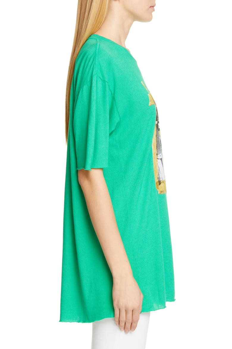 Relaxed Tee, Alternate, color, RASTA GREEN