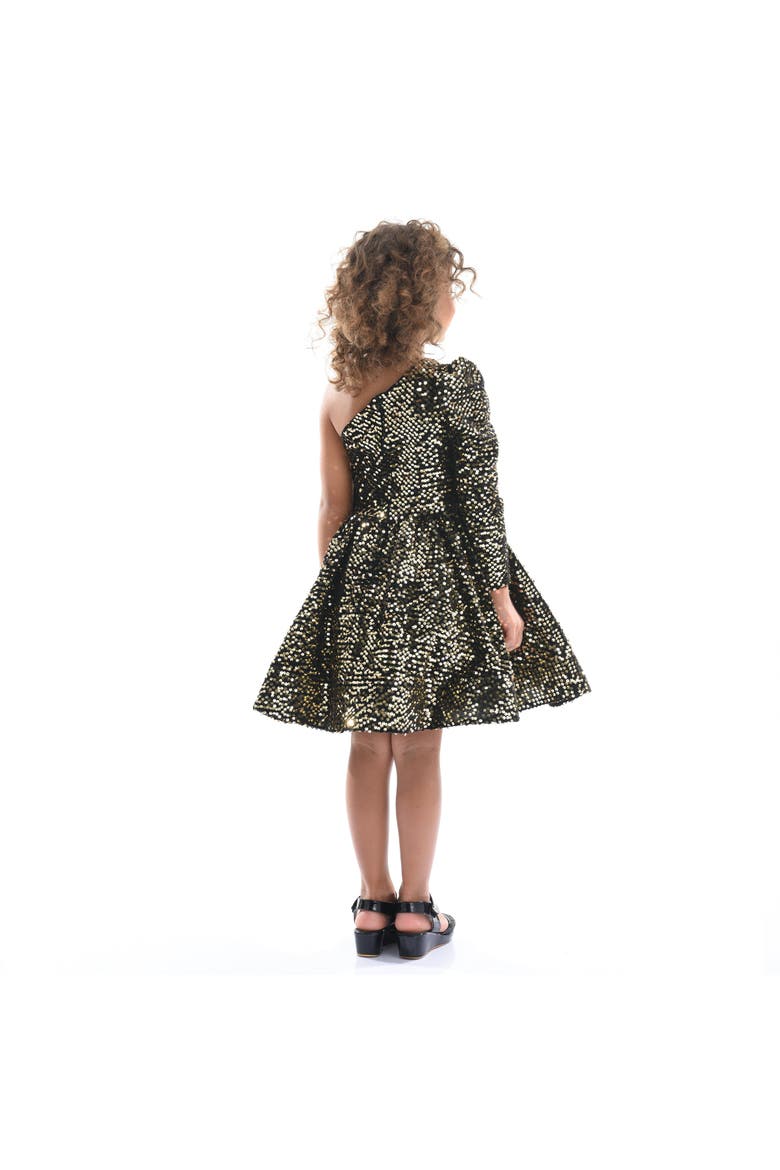 Zoria Dress, Alternate, color, Black