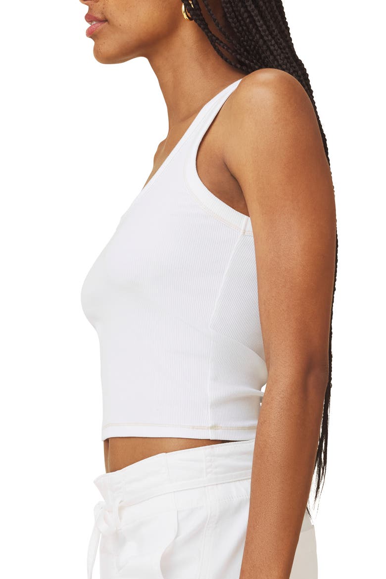 Roma Cotton Blend Tank, Alternate, color, WHITE