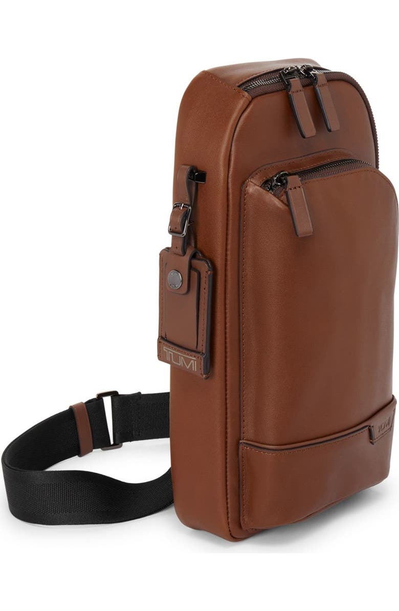 TUMI Gregory Leather Sling Bag, Alternate, color,