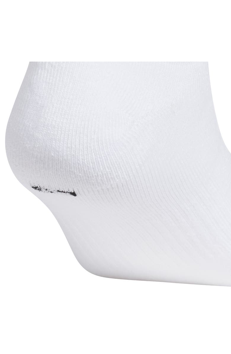 adidas 6-Pack Trefoil 2.0 No-Show Socks, Alternate, color, White / White
