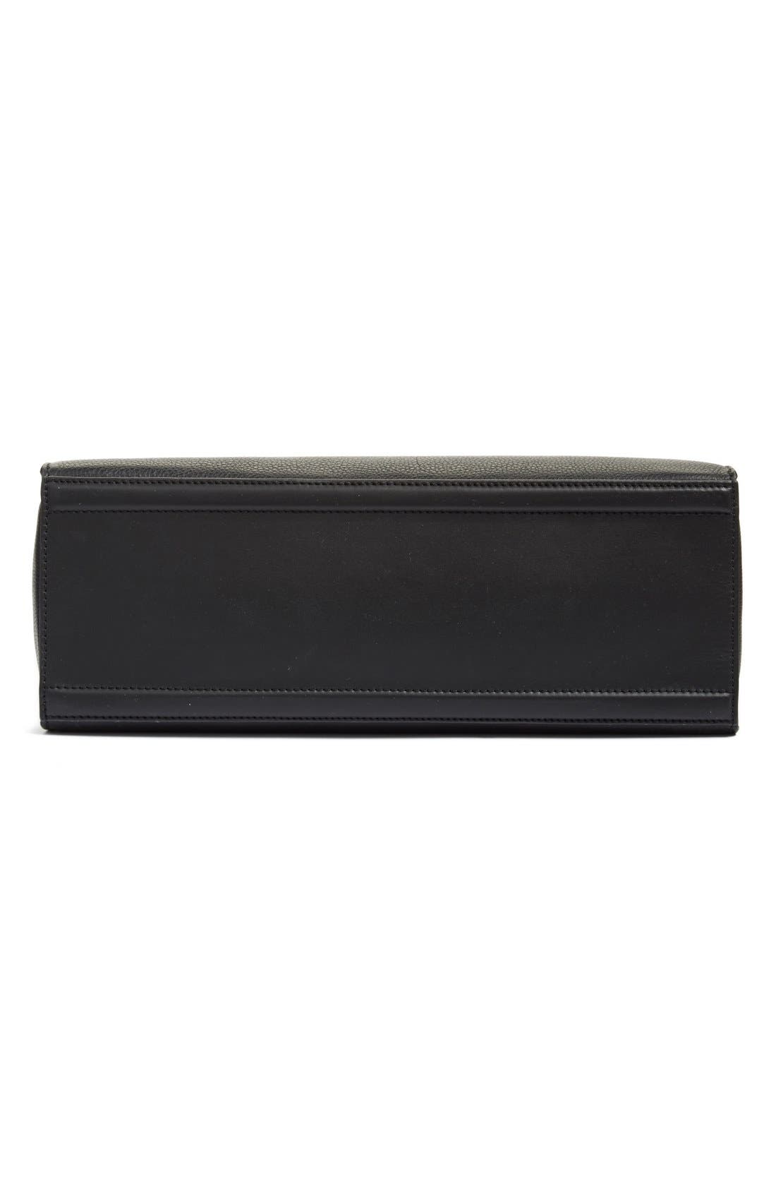 'Towa' Satchel, Alternate, color, BLACK