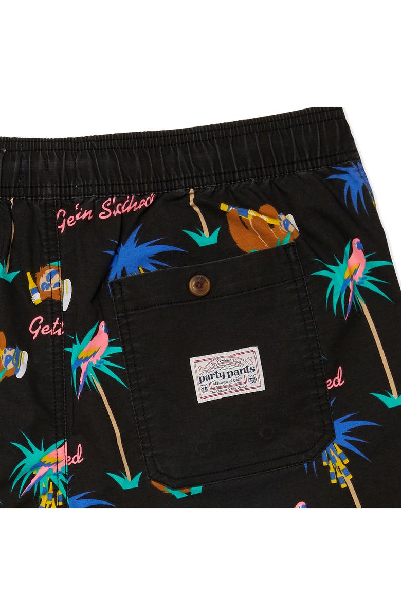 Party Pants Gettin' Slothed Swim Trunks, Alternate, color,