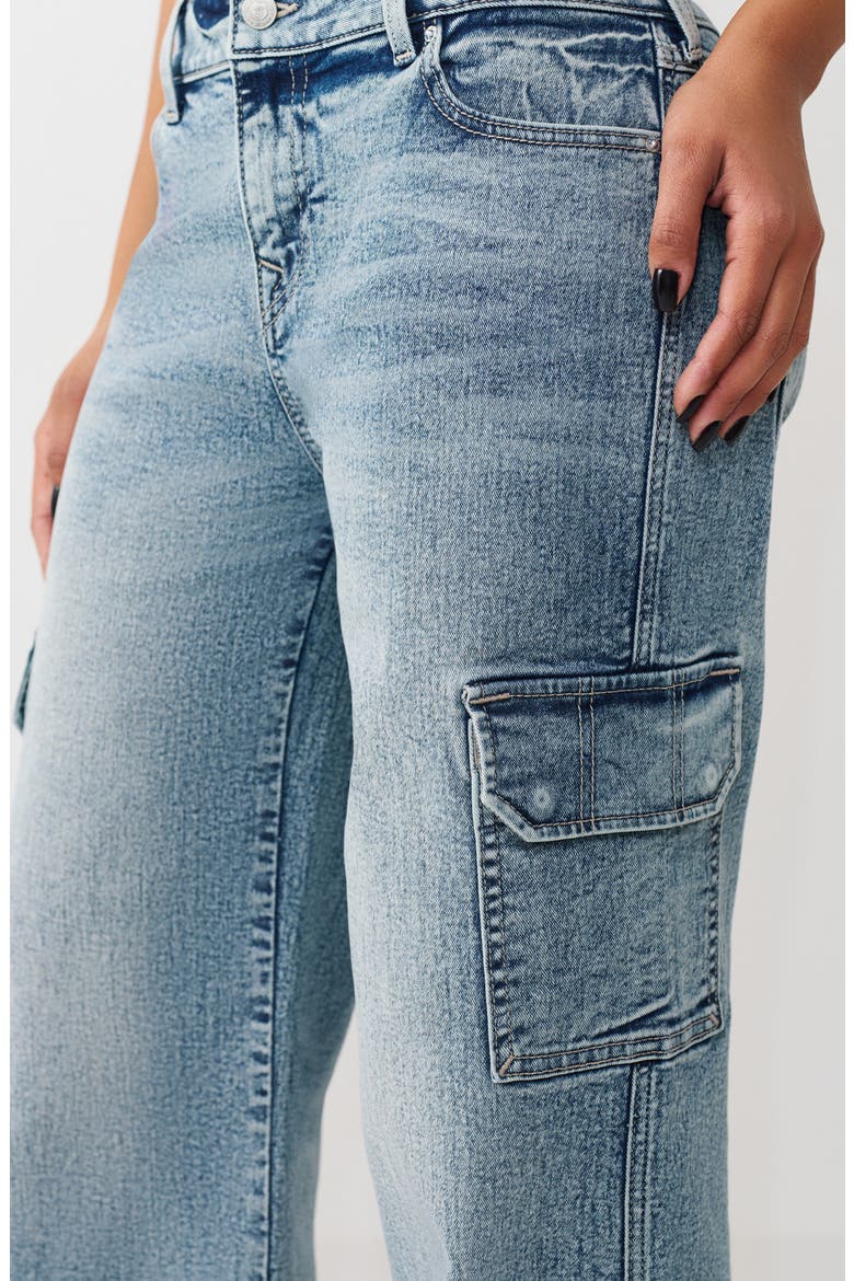 Bobbi Baggy Cargo Jeans, Alternate, color, LIGHT ODYSSEY WASH