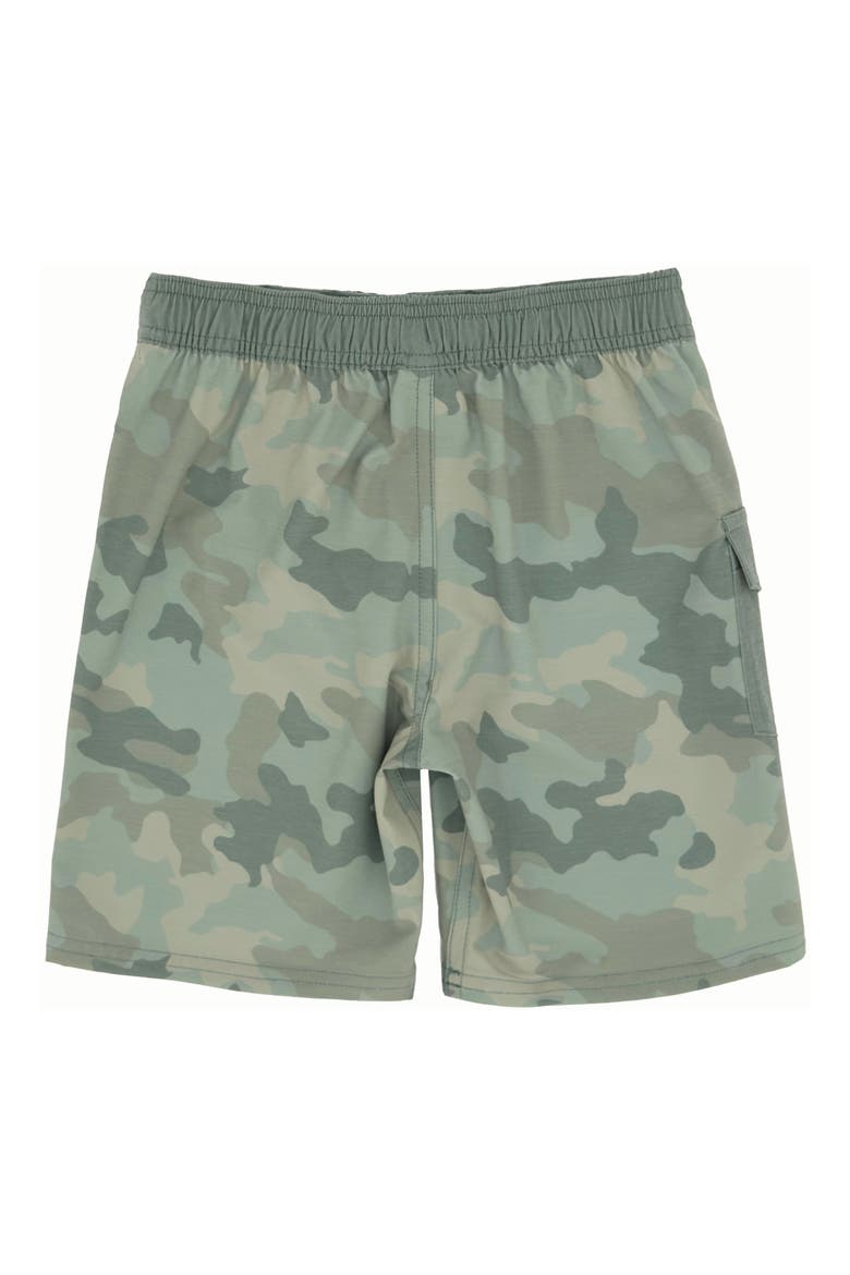 Kids' Camo Long Board Shorts, Alternate, color, CAMO