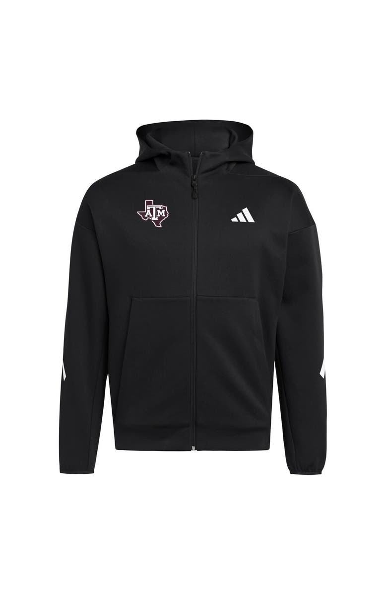 adidas Men's adidas Black Texas A&M Aggies Z.N.E. Full-Zip Hoodie, Alternate, color, 