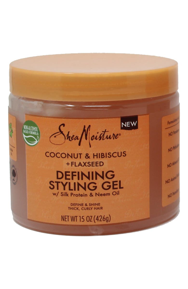 SHEA MOISTURE Coconut & Hibiscus Defining Styling Gel, Main, color,