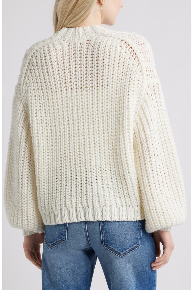 Oversize Cardigan, Alternate, color, IVORY