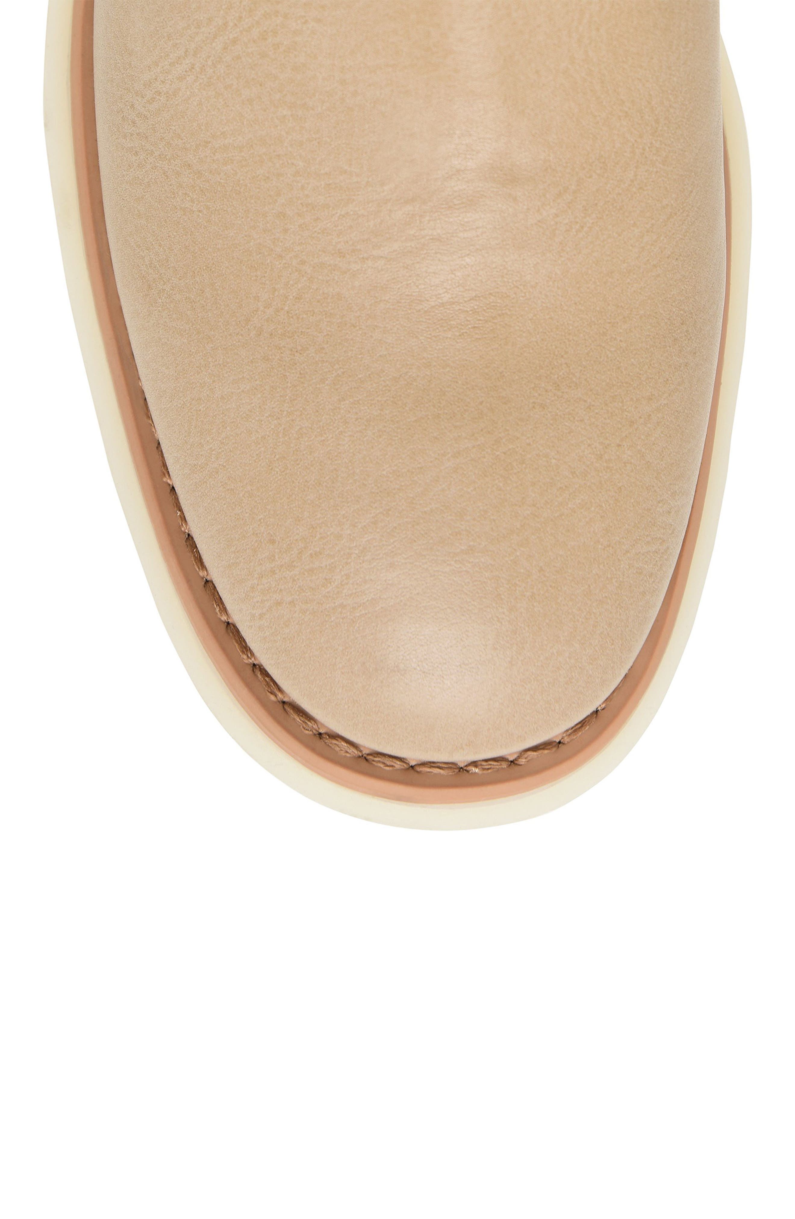 KORKS Vivi Lug Sole Boot, Alternate, color, Cream